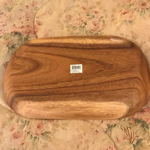 Dining Large Bamboo Rectangular Serving Platter Poshmark
